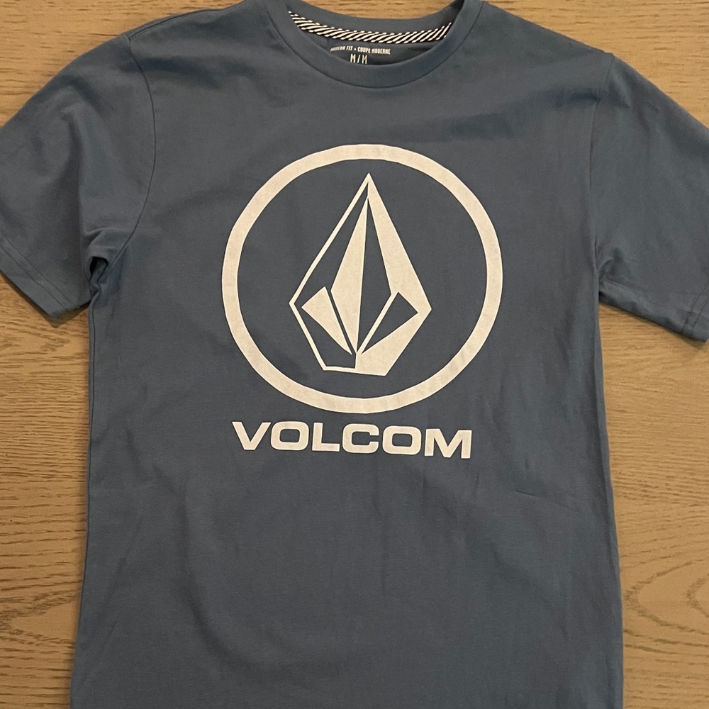 VOLCOM Blue Logo Tee